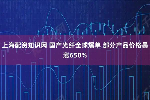 上海配资知识网 国产光纤全球爆单 部分产品价格暴涨650%