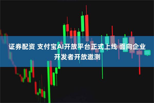 证券配资 支付宝AI开放平台正式上线 面向企业开发者开放邀测